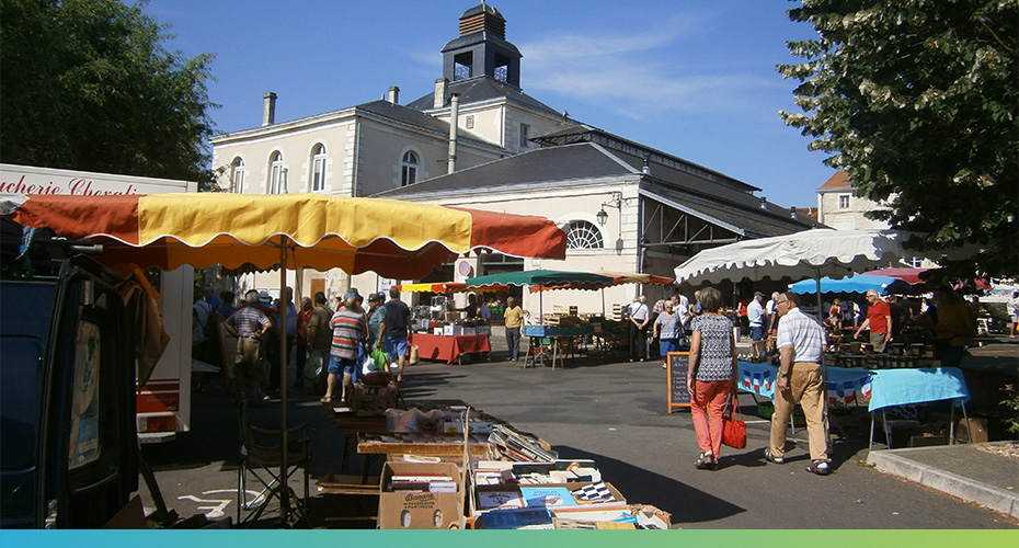 Le marché de Ruffec propose des produits locaux